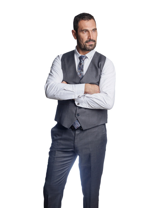 ΑΝΔΡΙΚΟ ΚΟΣΤΟΥΜΙ ΓΚΡΙ SLIM FIT