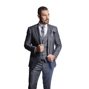 ΑΝΔΡΙΚΟ ΚΟΣΤΟΥΜΙ ΓΚΡΙ SLIM FIT