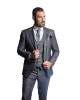 ΑΝΔΡΙΚΟ ΚΟΣΤΟΥΜΙ ΓΚΡΙ SLIM FIT