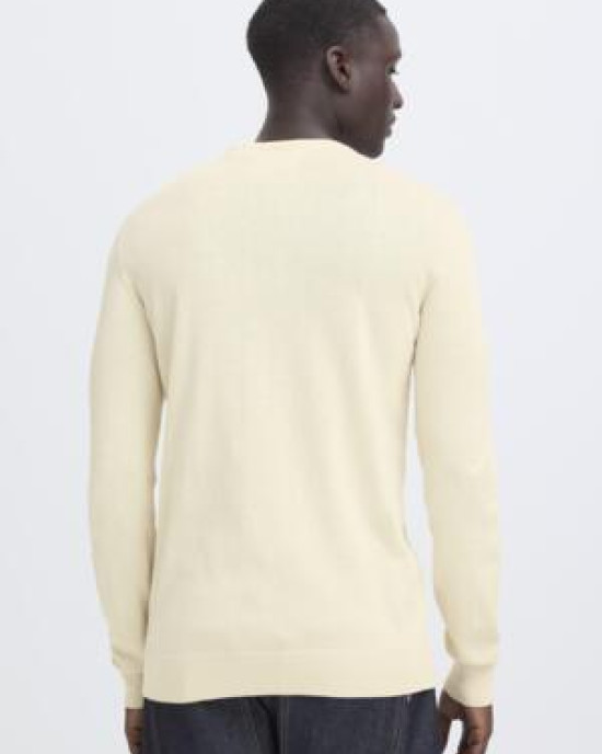 BHBRAY CREW KNIT-Oyster Gray