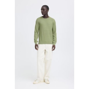 BHBRAY CREW KNIT oil green