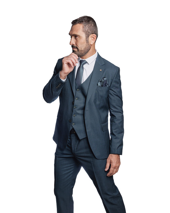 ΑΝΔΡΙΚΟ ΚΟΣΤΟΥΜΙ ΠΕΤΡΟΛ SLIM FIT