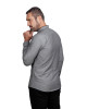 ΠΟΥΚΑΜΙΣΟ ΓΚΡΙ ΜΕ ΜΑΟ ΓΙΑΚΑ SLIM FIT