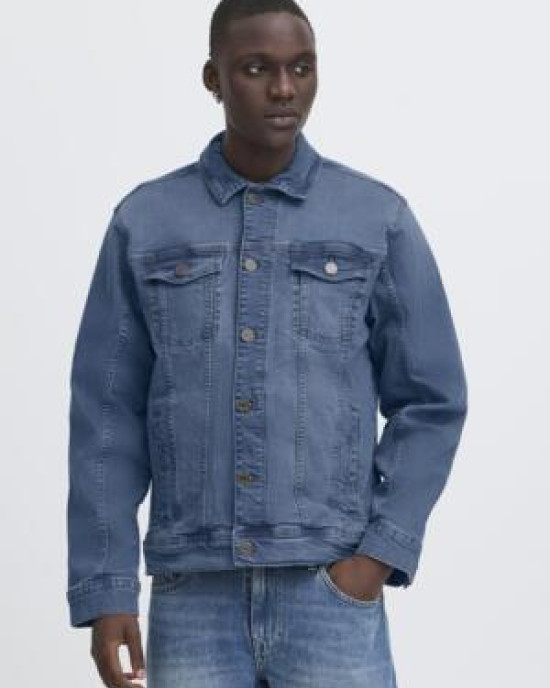 BHNARIL DENIM JACKET NOOS NOOS - Denim middle blue
