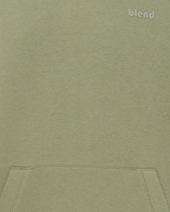 BHDOWNTON HOOD SWEAT NOOS - Oil Green