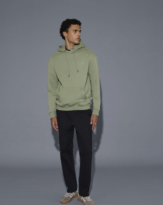 BHDOWNTON HOOD SWEAT NOOS - Oil Green