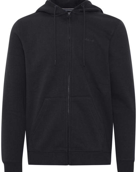 BHDOWNTON FULLZIP SWEAT NOOS - Black