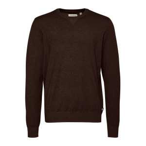 BHBRUTON CREW NECK KN - Chicory Coffee