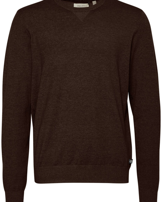 BHBRUTON CREW NECK KN - Chicory Coffee
