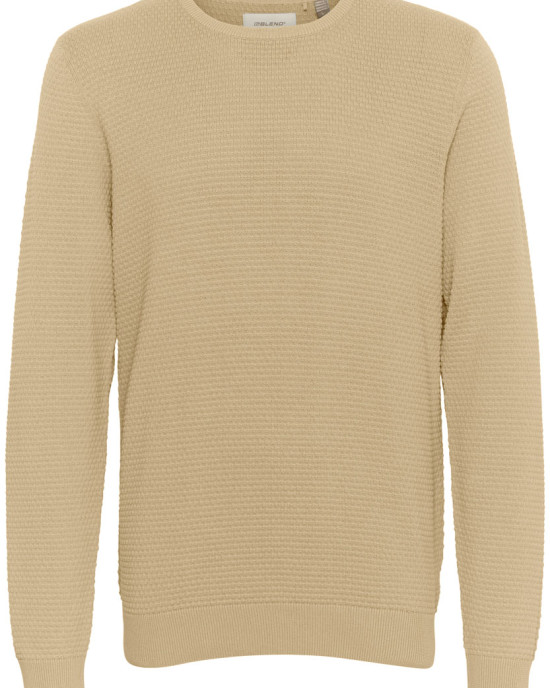 BHREDHILL CREW NECK KNIT NOOS - Cornstalk