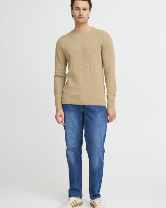 BHREDHILL CREW NECK KNIT NOOS - Cornstalk