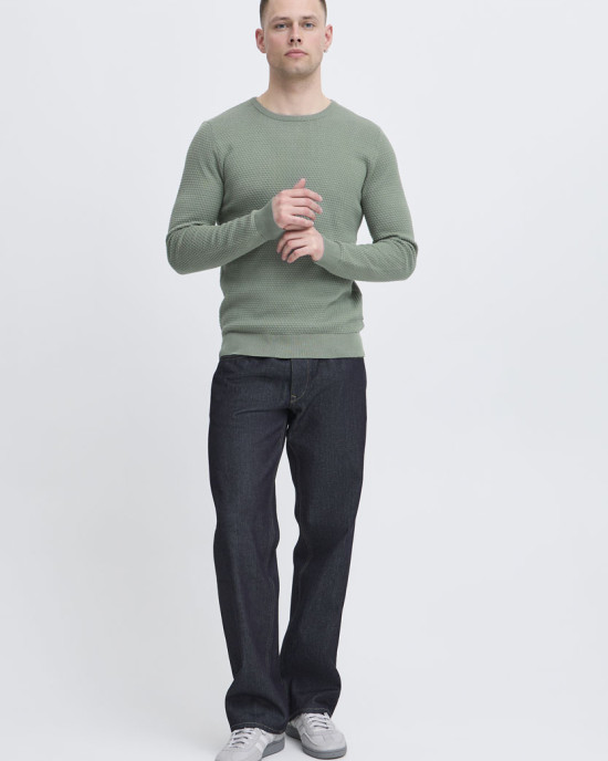 BHREDHILL CREW NECK KNIT NOOS - Laurel Wreath