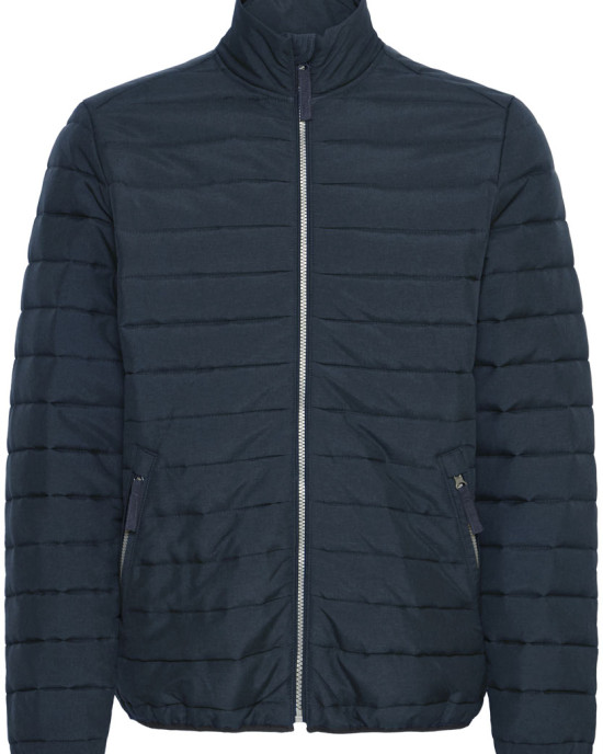 BHEDMAR puffer with stand collar - Dress blue melange