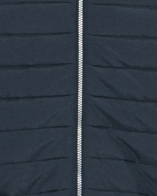 BHEDMAR puffer with stand collar - Dress blue melange