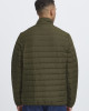 BHEDMAR puffer with stand collar - Forest night melange